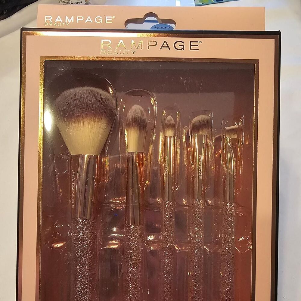 Rampage Gold and Brown Tools-and-brushes